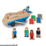 Melissa & Doug Wooden Airplane Play Set With 4 Play Figures and 4 Suitcases Standard B00I5KT25Q
